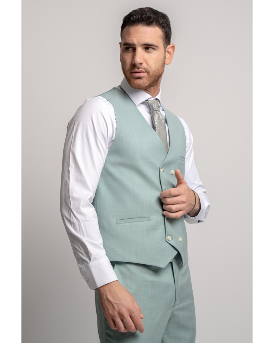 Κοστούμι Black Papigion Veneto μέντας SLIM FIT