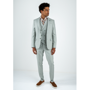 Κοστούμι Black Papigion Amalfi Λινό μέντα