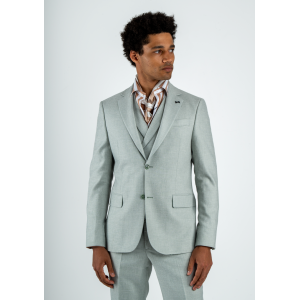 Κοστούμι Black Papigion Amalfi Λινό μέντα