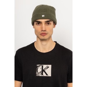 Σκουφάκι Tommy Jeans λαδί Σκουφάκι Tommy Jeans λαδί