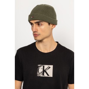 Σκουφάκι Tommy Jeans λαδί Σκουφάκι Tommy Jeans λαδί