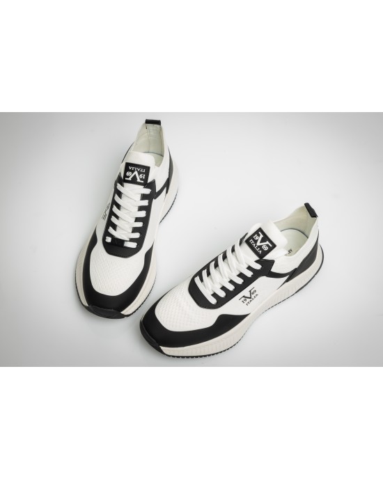 Παπούτσι 19V69 Italia Versace Abbigliamento άσπρο CASUAL