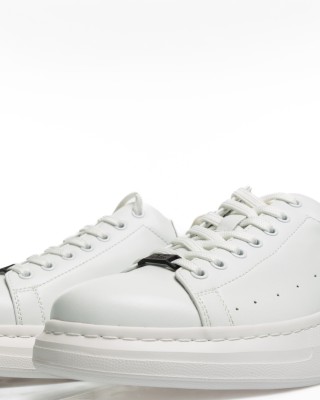 Παπούτσι 19V69 Italia Versace Abbigliamento άσπρο