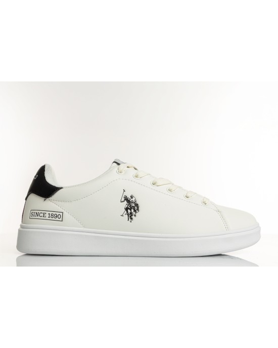Παπούτσι U.S.POLO ASSN. άσπρο CASUAL