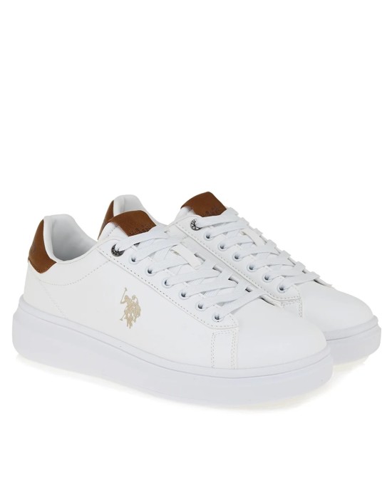 Παπούτσι U.S.POLO ASSN. άσπρο CASUAL