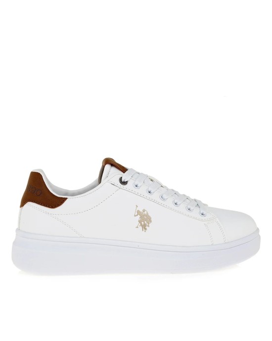 Παπούτσι U.S.POLO ASSN. άσπρο CASUAL