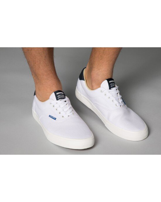 Παπούτσι Jack n Jones άσπρο Παπούτσι Jack n Jones άσπρο