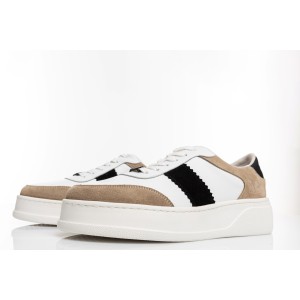 Παπούτσι 19V69 Italia Versace Abbigliamento άσπρο