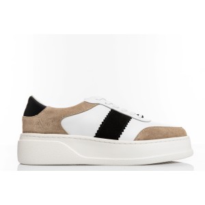 Παπούτσι 19V69 Italia Versace Abbigliamento άσπρο