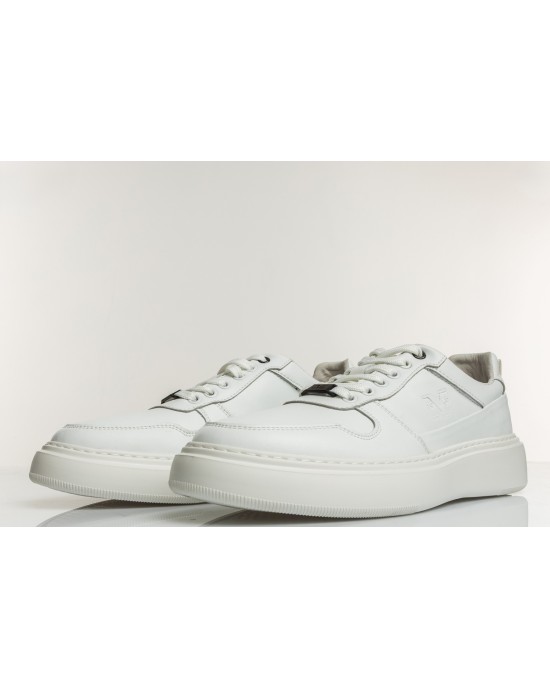 Παπούτσι 19V69 Italia Versace Abbigliamento άσπρο CASUAL