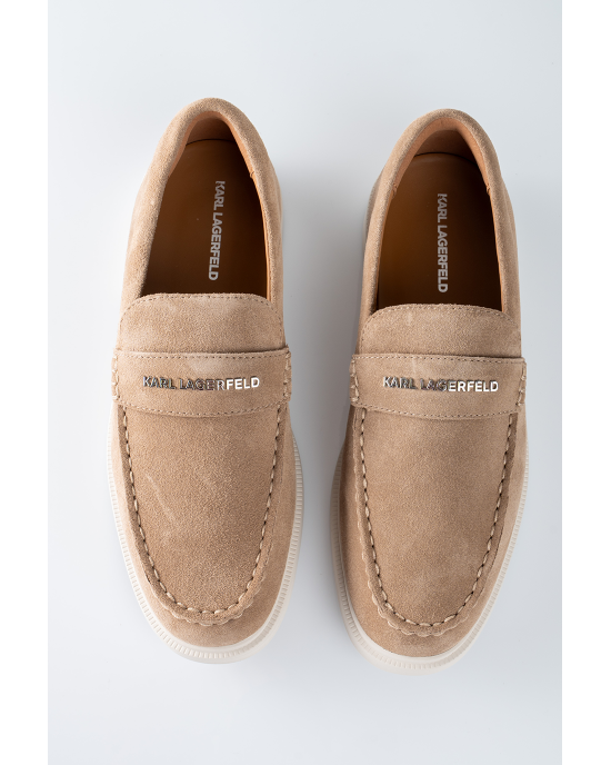 Παπούτσι Karl Lagerfeld μπεζ LOAFERS