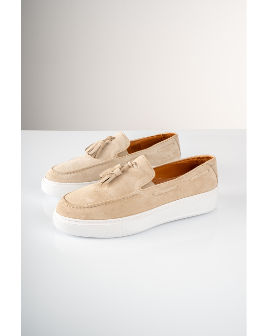 Παπούτσι Riviera Exclusive μπεζ LOAFERS