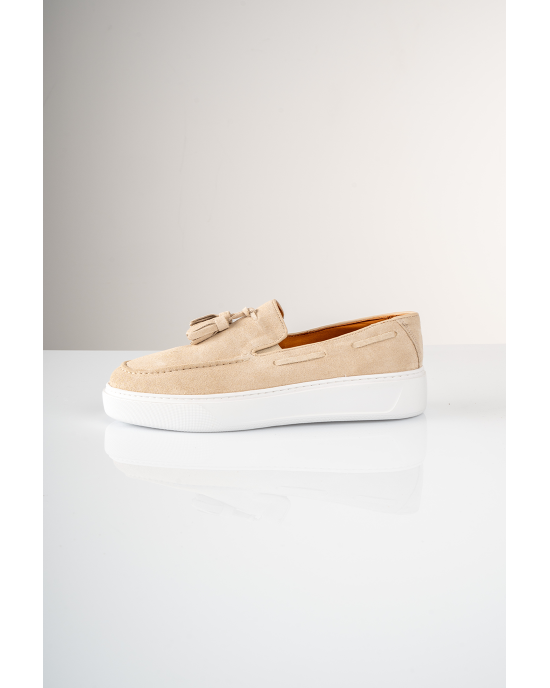 Παπούτσι Riviera Exclusive μπεζ LOAFERS