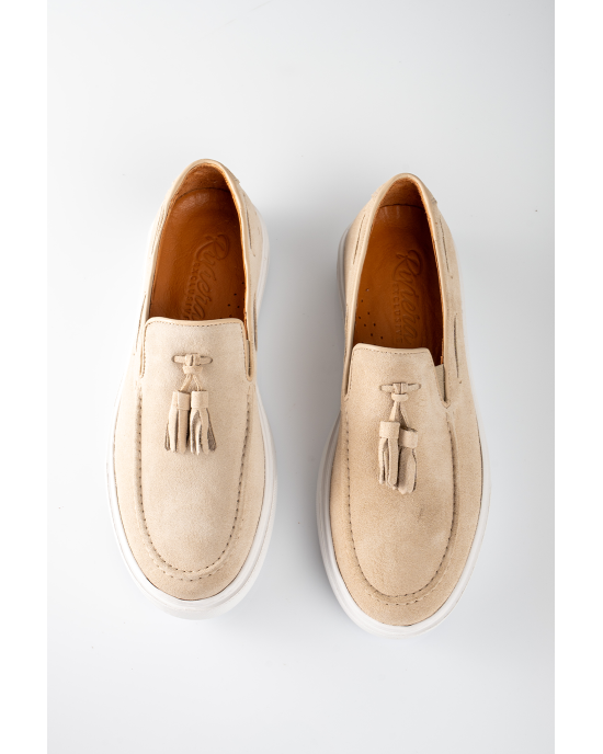 Παπούτσι Riviera Exclusive μπεζ LOAFERS