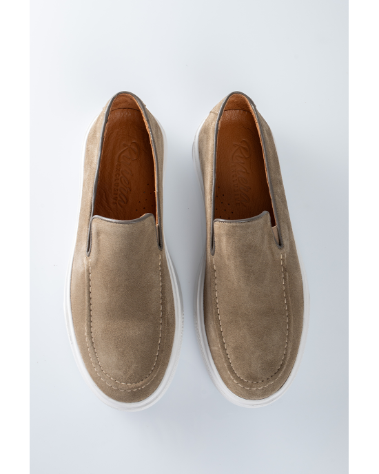 Παπούτσι Riviera Exclusive μπεζ LOAFERS