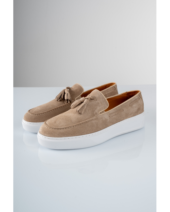 Παπούτσι Riviera Exclusive μπεζ LOAFERS