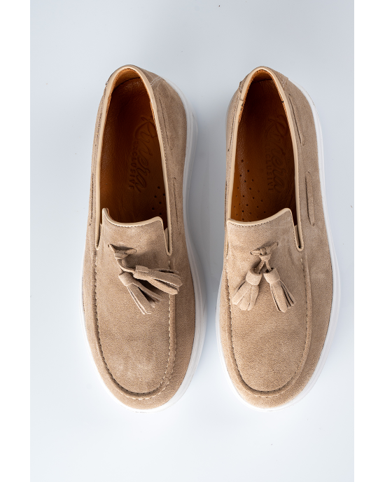 Παπούτσι Riviera Exclusive μπεζ LOAFERS