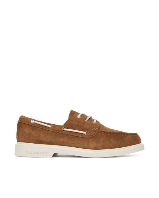 Παπούτσι Karl Lagerfeld καφέ LOAFERS