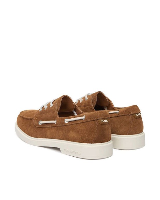 Παπούτσι Karl Lagerfeld καφέ LOAFERS