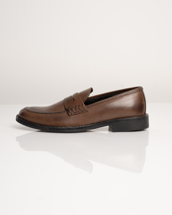 Παπούτσι Over/D καφέ LOAFERS