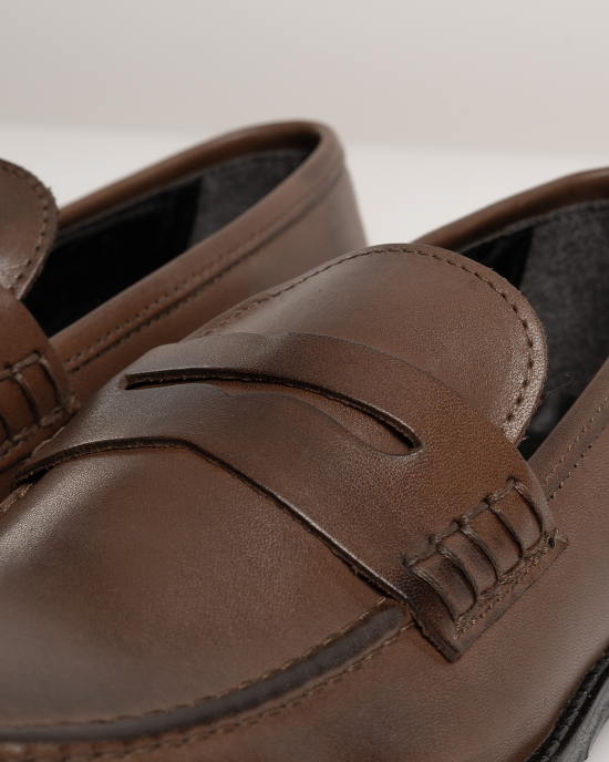 Παπούτσι Over/D καφέ LOAFERS