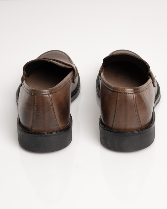 Παπούτσι Over/D καφέ LOAFERS
