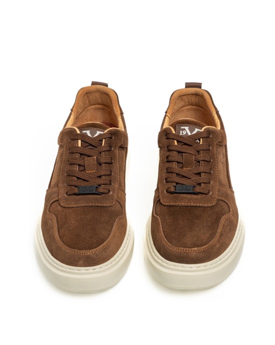 Παπούτσι 19V69 Italia Versace Abbigliamento καφέ CASUAL