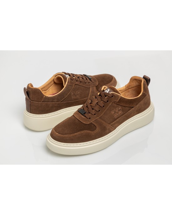 Παπούτσι 19V69 Italia Versace Abbigliamento καφέ CASUAL