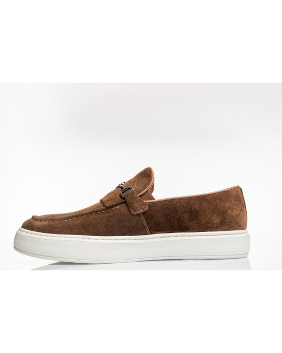 Παπούτσι 19V69 Italia Versace Abbigliamento καφέ LOAFERS