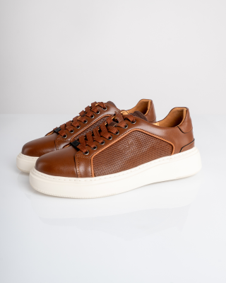 Παπούτσι 19V69 Italia Versace Abbigliamento καφέ