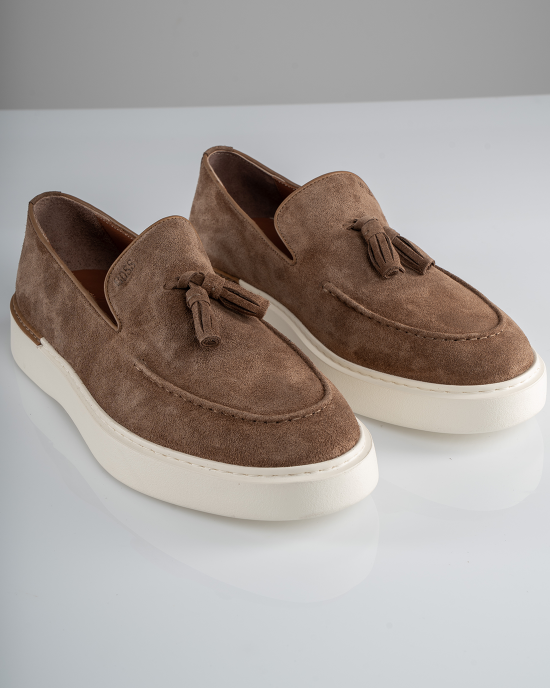 Παπούτσι Boss Shoes καφέ LOAFERS