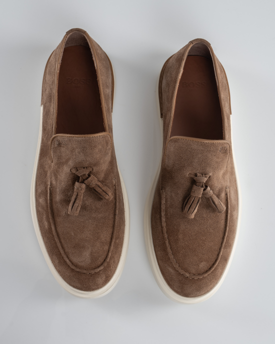 Παπούτσι Boss Shoes καφέ LOAFERS