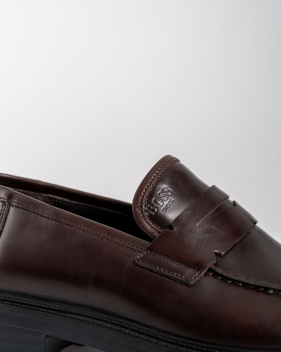 Παπούτσι Boss Shoes καφέ LOAFERS