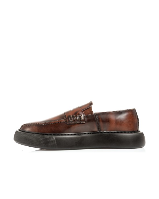 Παπούτσι Northway καφέ LOAFERS