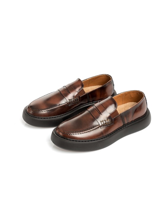 Παπούτσι Northway καφέ LOAFERS