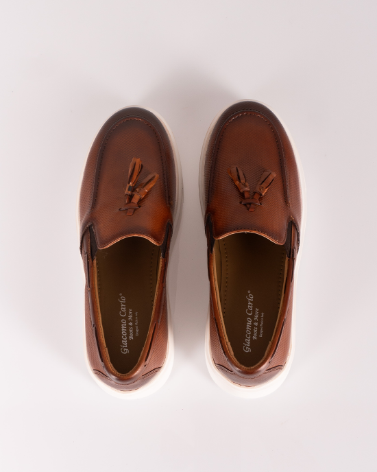 Παπούτσι Giacomo Carlo καφέ LOAFERS