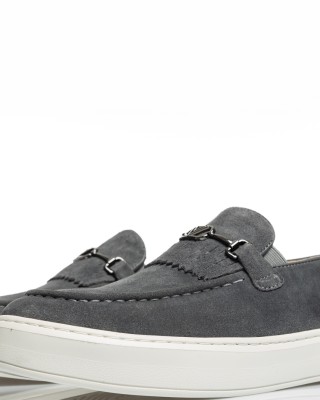 Παπούτσι 19V69 Italia Versace Abbigliamento γκρι