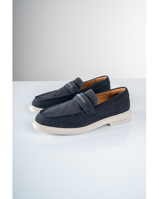 Παπούτσι Karl Lagerfeld μπλε LOAFERS