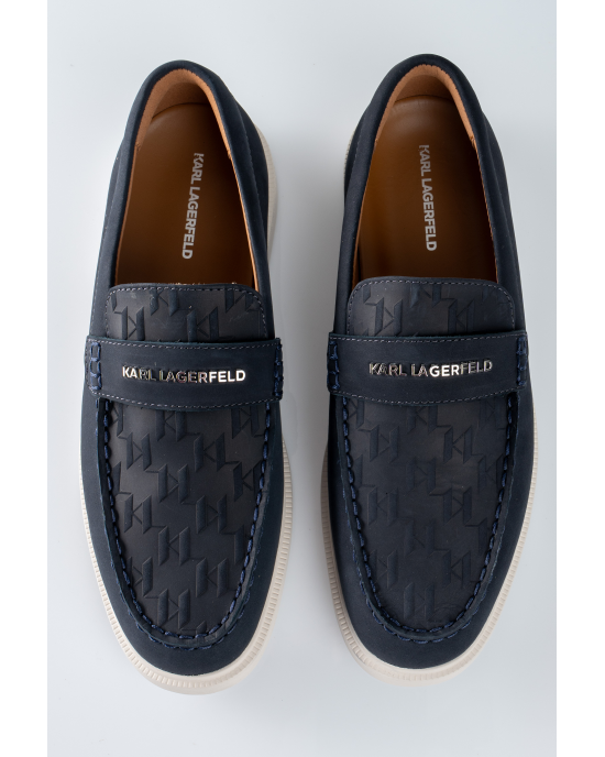 Παπούτσι Karl Lagerfeld μπλε LOAFERS