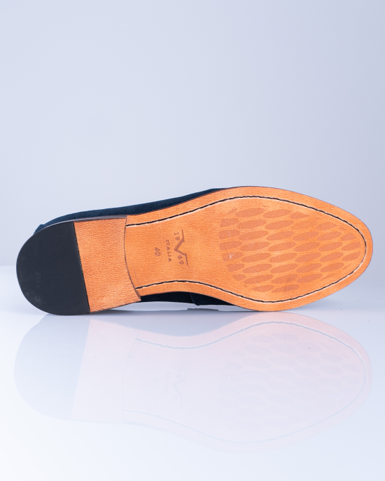 Παπούτσι 19V69 Italia Versace Abbigliamento μπλε LOAFERS