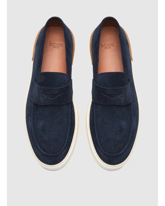 Παπούτσι Boss Shoes μπλε LOAFERS