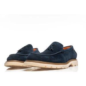 Παπούτσι 19V69 Italia Versace Abbigliamento μπλε