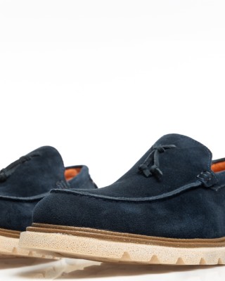 Παπούτσι 19V69 Italia Versace Abbigliamento μπλε