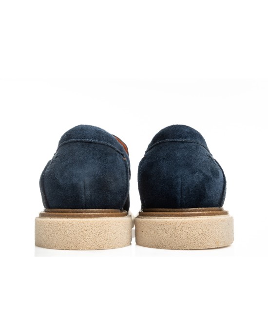 Παπούτσι 19V69 Italia Versace Abbigliamento μπλε LOAFERS