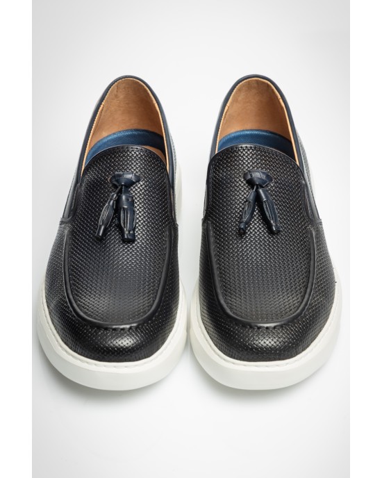 Παπούτσι 19V69 Italia Versace Abbigliamento μπλε LOAFERS