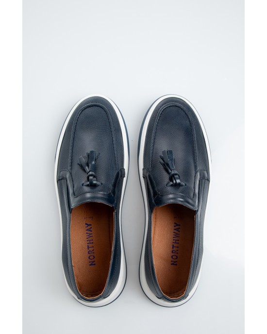 Παπούτσι Northway μπλε LOAFERS