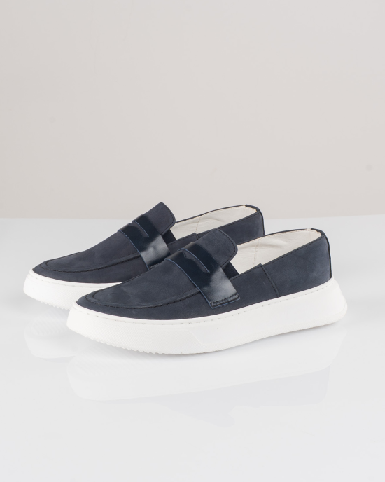 Παπούτσι Northway μπλε LOAFERS
