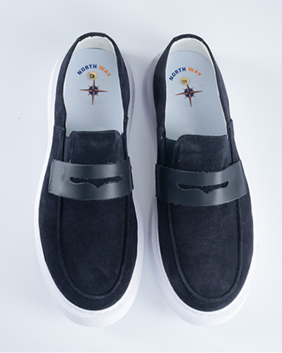 Παπούτσι Northway μπλε LOAFERS