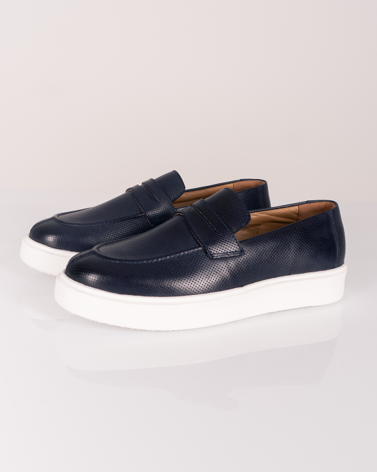 Παπούτσι Giacomo Carlo μπλε LOAFERS