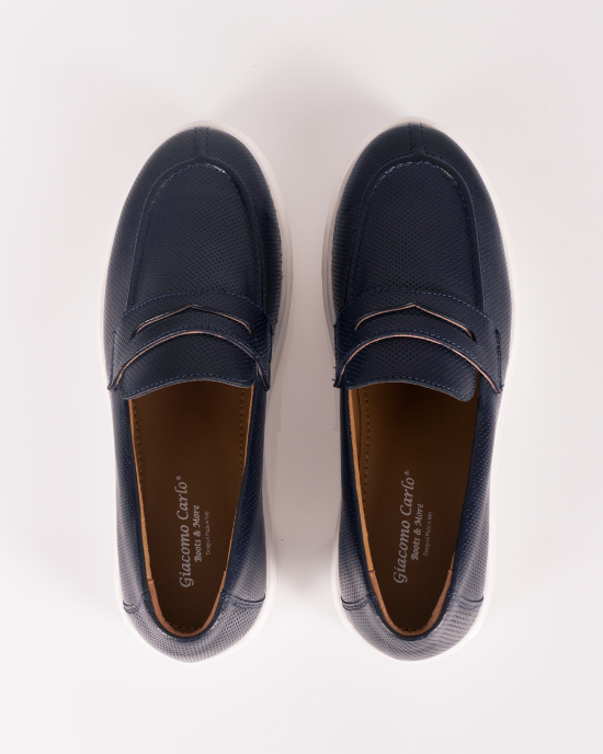 Παπούτσι Giacomo Carlo μπλε LOAFERS